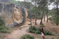 la ruta de las caras, pantano de buendía