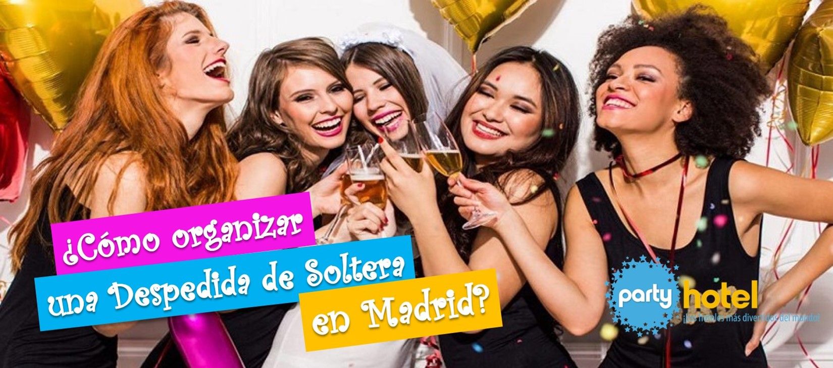 Amigas celebrando despedida de soltera en Madrid